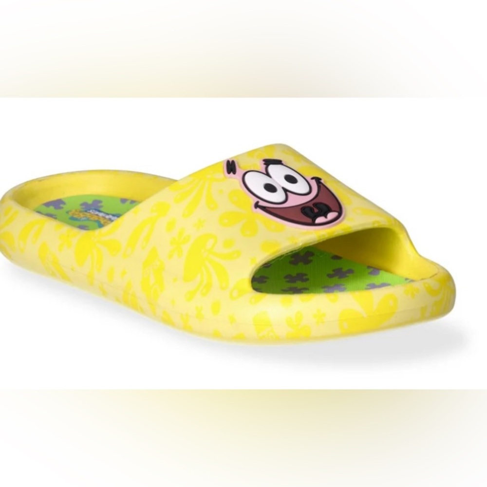 SpongeBob and Patrick Men's Comfort Slide Sandals